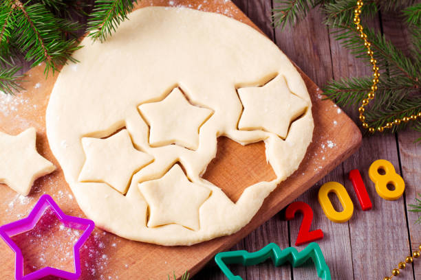 istock Baking ingredients for christmas and new year's cookies 866472284
