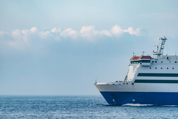 istock an industrial ship cruising on bohai ocean 866502120