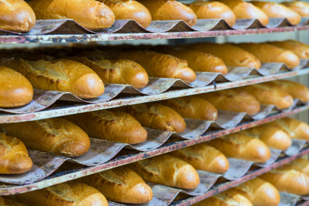 istock Loaves and baguettes freshly baked 866506460