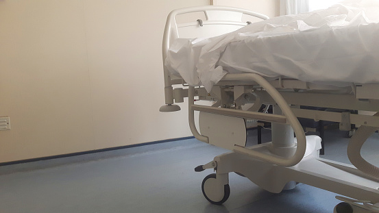 bed in an hospital