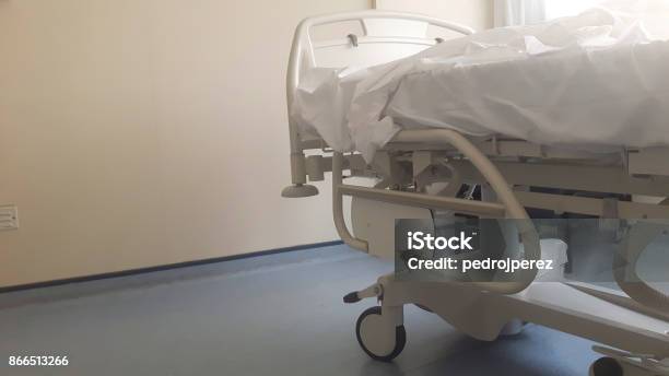 Hospital Bed Stock Photo - Download Image Now - Hospital, Bed - Furniture, Bedroom