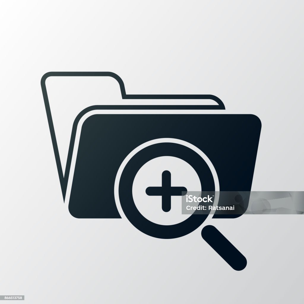 File Search Vector File Search Stock Illustration - Download Image Now - Computer Graphic ...
