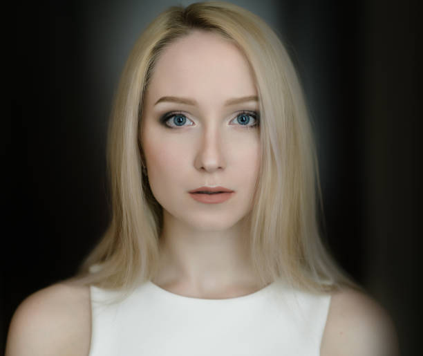 istock Young woman with blue eyes. 866517932