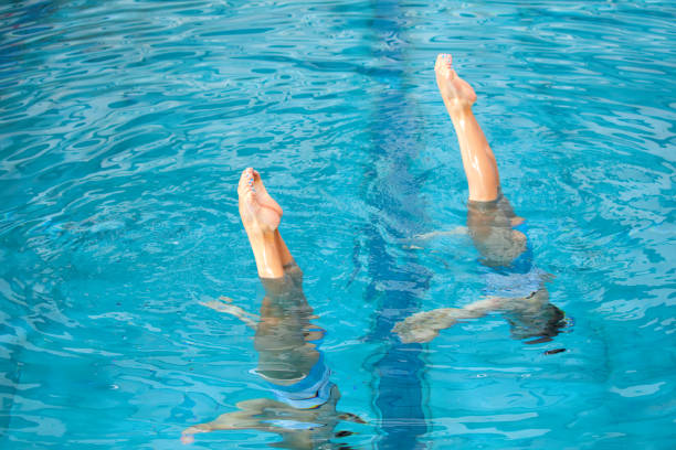 istock Women in Sport - synchronized swimming 866518862