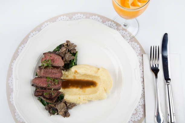 istock veal meat served with mashed potatoes roasted with butter and milk 866527574