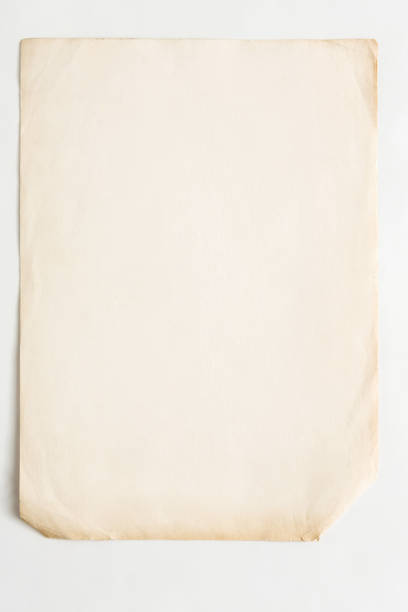 istock old craft paper sheet isolated on white background 866547564