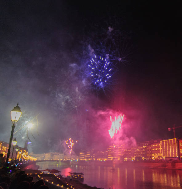 istock Fireworks during the Luminara Festival 866551832