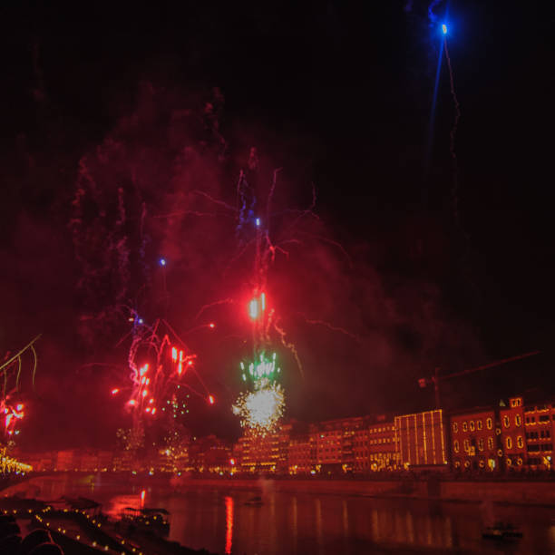 istock Fireworks during the Luminara Festival 866552190