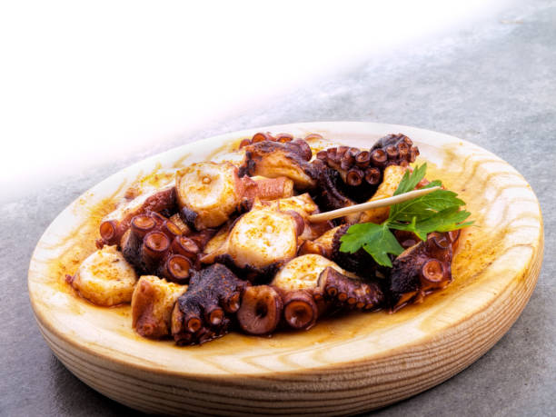 istock cooked tentacle of an octopus, pulpo a la gallega 866563196
