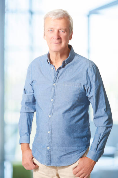 istock Confident senior man portrait 866563422