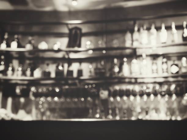 istock Blurred of bar counter 866564120