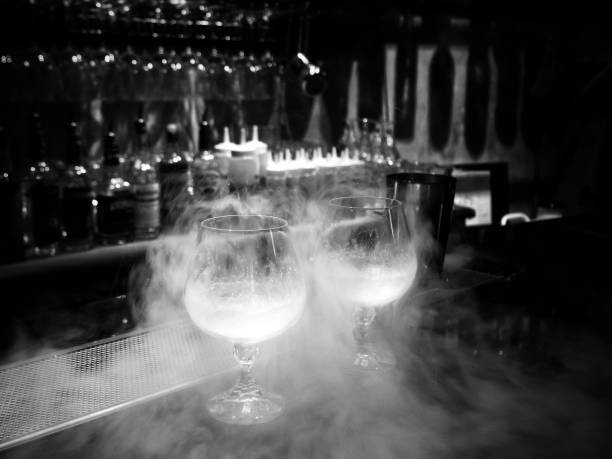 istock Cocktail on the bar counter 866564196