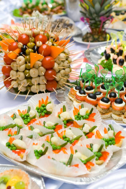 istock Catering buffet style for banquet. Snacks and appetizers 866568408