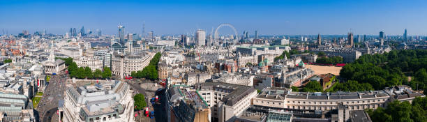 o skyline de londres - shakespeare and company - fotografias e filmes do acervo