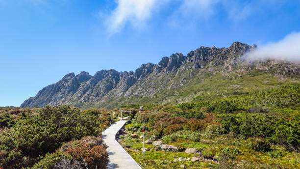 istock Exploring Cradle Mountains in Tasmania 866588650