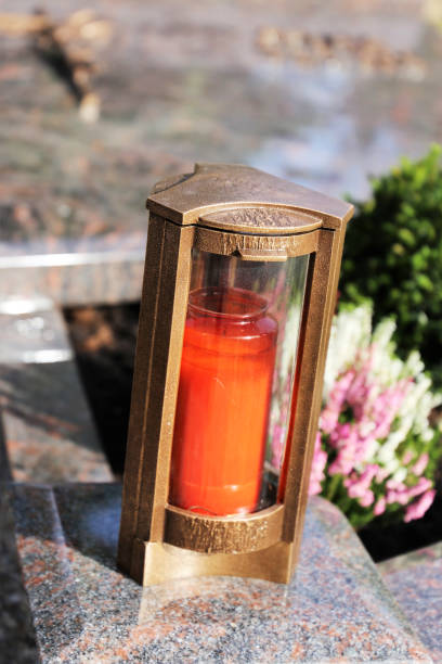 All saints´ day, candle, cemetery