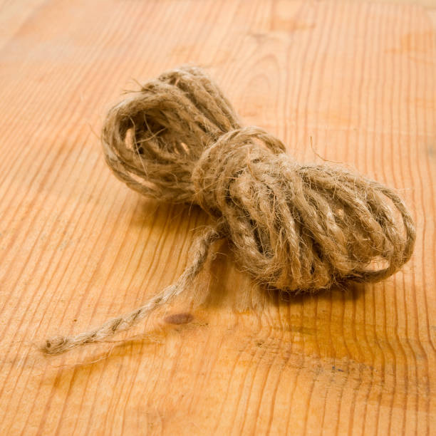 istock Image of rope on white background close-up 866589908