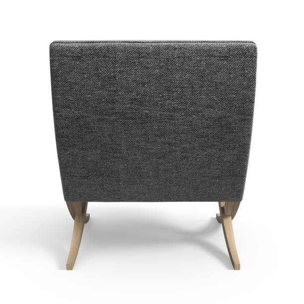 istock Armchair isolated on white background 3D rendering 866604954