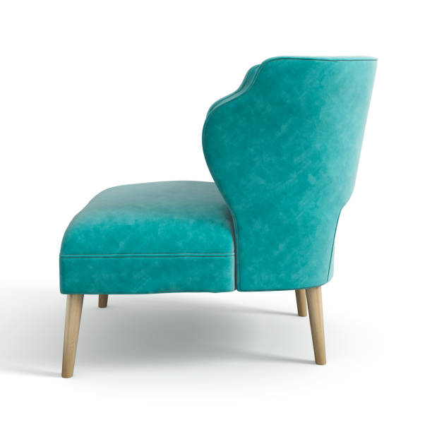 istock Armchair isolated on white background 3D rendering 866605250