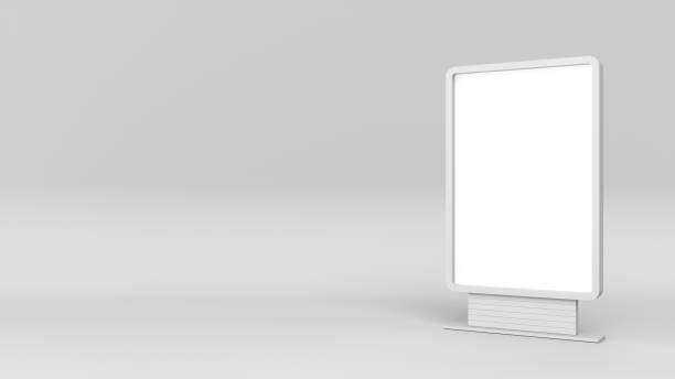 istock D rendering Outdoor Advertising Stand Display Lightbox Isolated 866609712