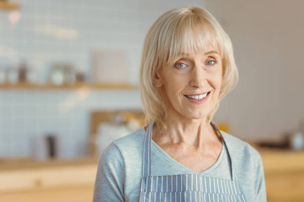 istock Happy cheerful woman looking at you 866609822