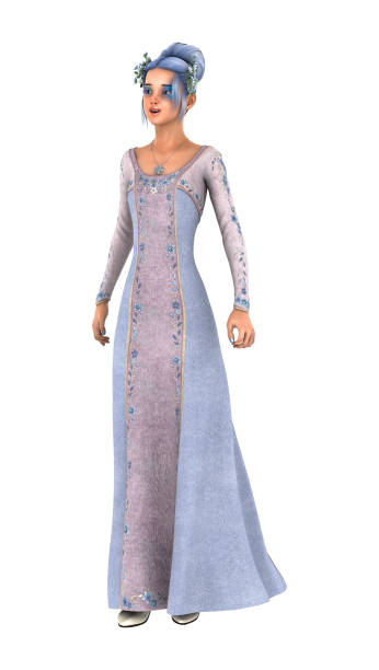 istock 3D rendering princess of spring on white 866612322