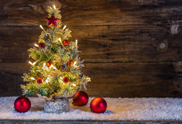istock Festive Christmas Holiday Celebration, illuminated Christmas tree 866612556