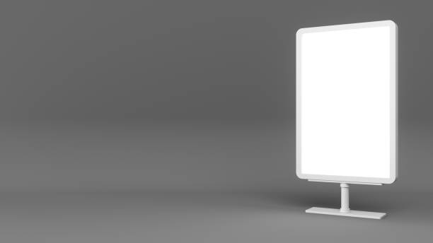 istock D rendering Outdoor Advertising Stand Display Lightbox Isolated 866617412