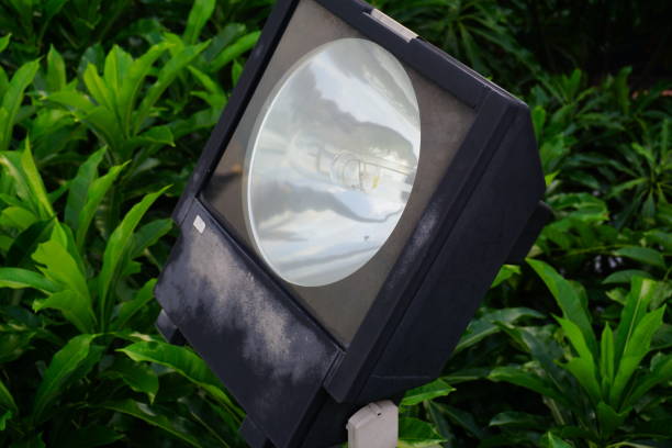 istock Ray of scenic spot light over dark 866617656
