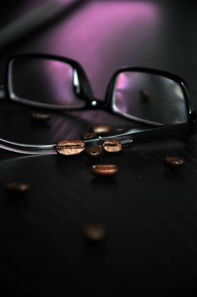 Coffee Beans and Glasses on the table