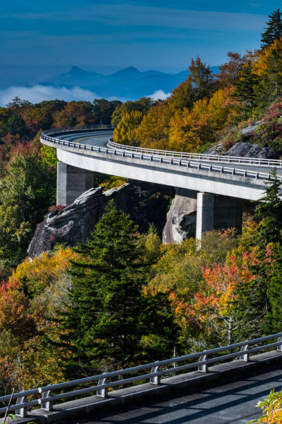 istock The S of Linn Cove Viaduct in Fall 866622368