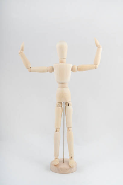 istock The wooden mannequin 866644470
