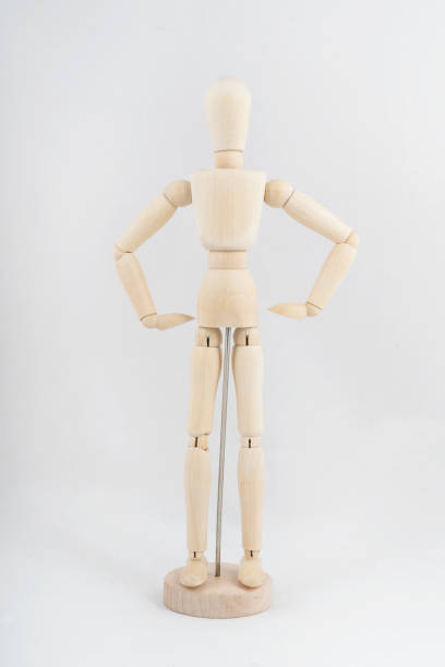 istock The wooden mannequin 866644482