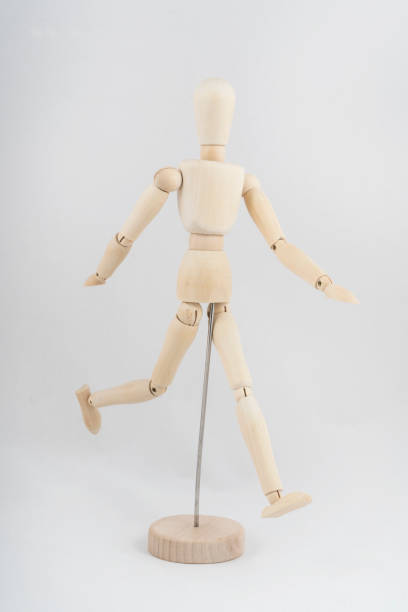 istock The wooden mannequin 866644486