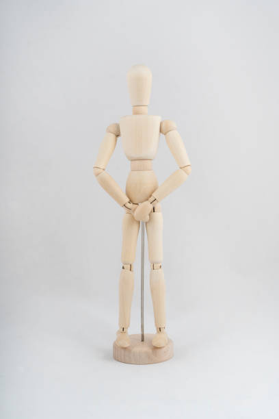 istock The wooden mannequin 866644502