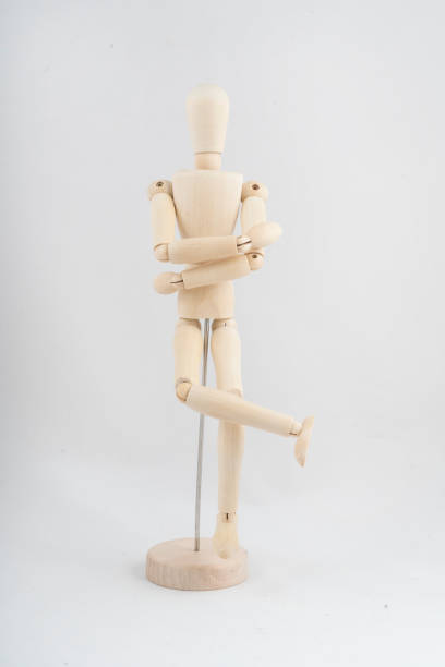 istock The wooden mannequin 866644504