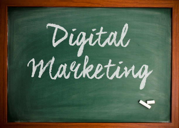 istock Digital Marketing  - Business quote on blackboard 866656232