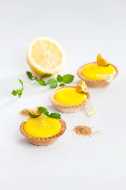 istock Tartlets with creamy lemon custard. 866656876