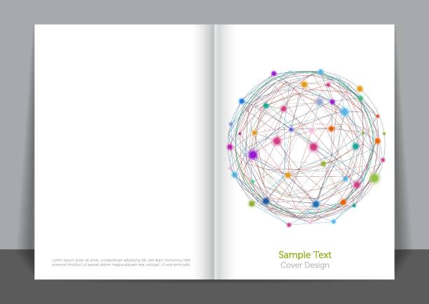 illustrations, cliparts, dessins animés et icônes de technique numérique cover design - sharing data file document