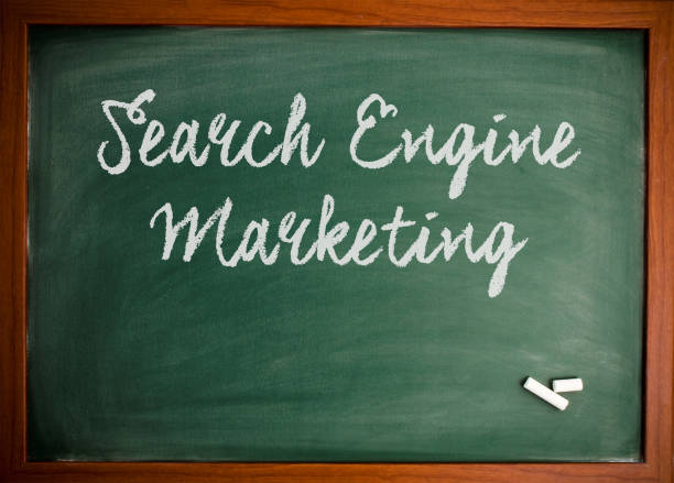 istock Search Engine Marketing/SEM  - Business quote on blackboard 866661250