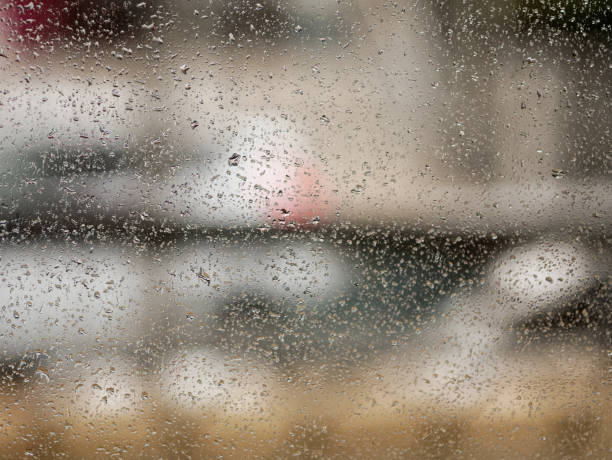 istock water drop on glass mirror after rain 866671640