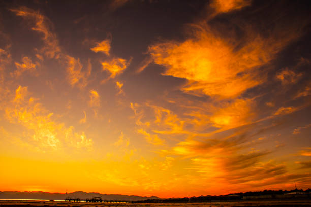 Sunset, Sea,  Sunrise - Dawn, Summer, reflection, silhouette, traveler,dawn, Antalya, fantastic, awe, peace