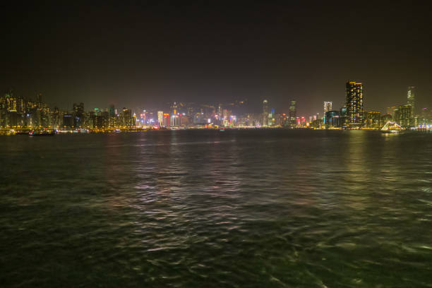 istock Hong Kong Skyline at dusk early evening 866702262