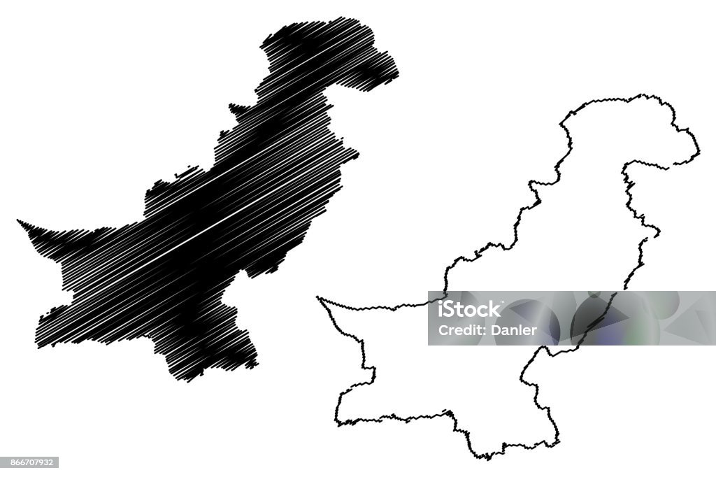 Pakistan Map Abstract Pakistan Map Vector Stock Illustration - Download Image Now - Abstract ...