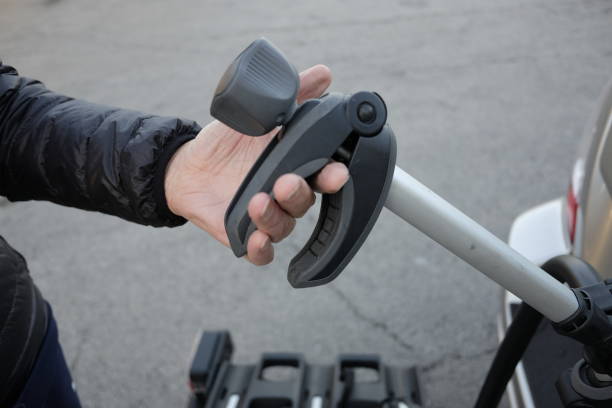 istock bike carrier for car 866714630