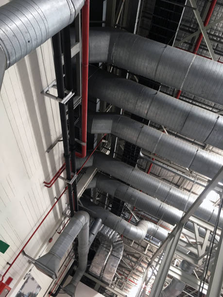 istock Industrial walkway. HVAC Duct Cleaning 866721630