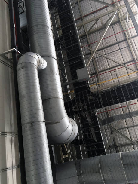 istock Industrial walkway. HVAC Duct Cleaning 866721634