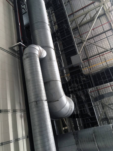 istock Industrial walkway. HVAC Duct Cleaning 866721660