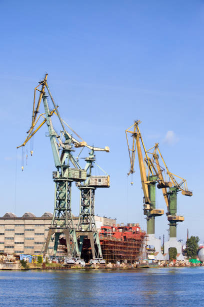 istock Shipyard Industrial Scenery in Gdansk 866721764