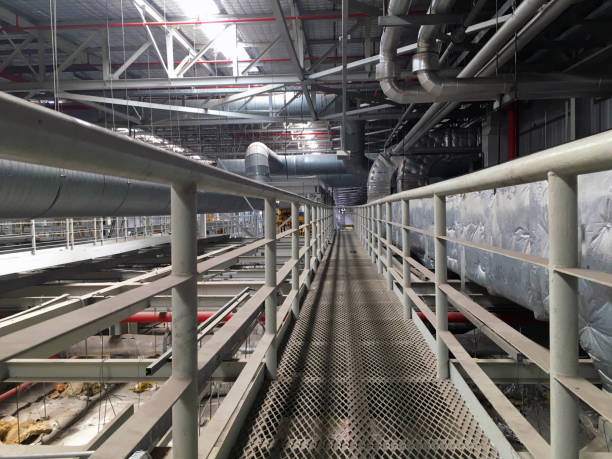 istock Industrial walkway. HVAC Duct Cleaning 866721820